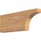 Ekena Millwork Huntington Smooth Rafter Tail, Western Red Cedar, 3 1/2"W x 12"H x 32"L RFT04X12X32HUN00SWR - alternate 1
